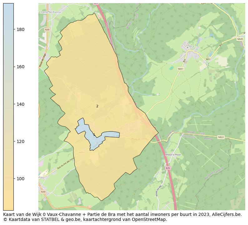 Aantal inwoners op de kaart van de Wijk 0 Vaux-Chavanne + Partie de Bra: Op deze pagina vind je veel informatie over inwoners (zoals de verdeling naar leeftijdsgroepen, gezinssamenstelling, geslacht, autochtoon of Belgisch met een immigratie achtergrond,...), woningen (aantallen, types, prijs ontwikkeling, gebruik, type eigendom,...) en méér (autobezit, energieverbruik,...)  op basis van open data van STATBEL en diverse andere bronnen!