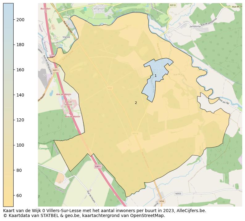 Aantal inwoners op de kaart van de Wijk 0 Villers-Sur-Lesse: Op deze pagina vind je veel informatie over inwoners (zoals de verdeling naar leeftijdsgroepen, gezinssamenstelling, geslacht, autochtoon of Belgisch met een immigratie achtergrond,...), woningen (aantallen, types, prijs ontwikkeling, gebruik, type eigendom,...) en méér (autobezit, energieverbruik,...)  op basis van open data van STATBEL en diverse andere bronnen!