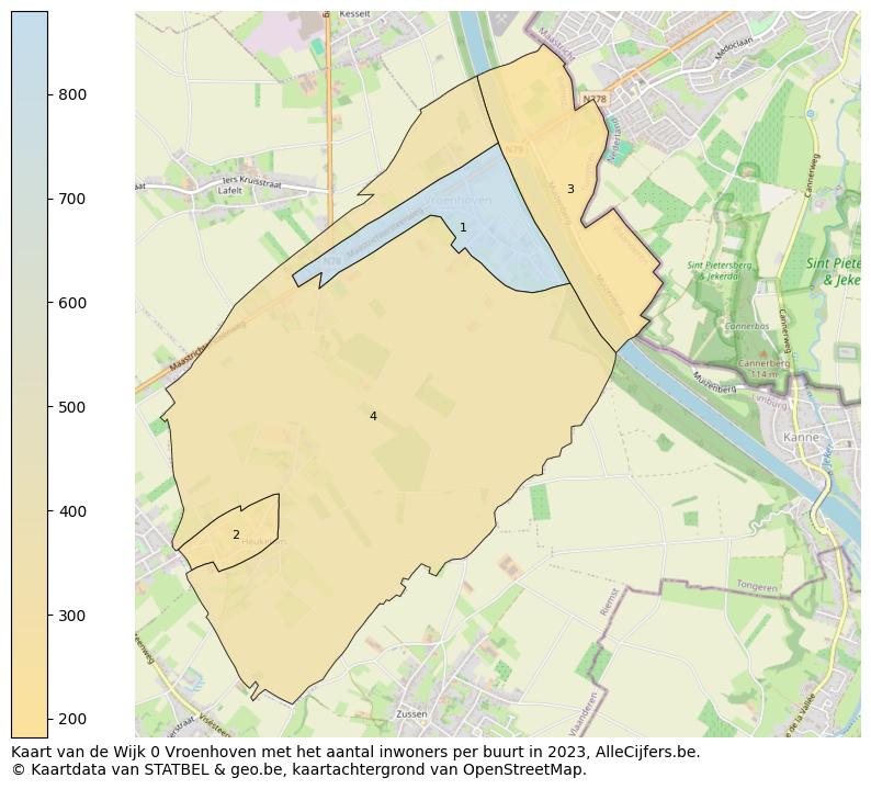 Aantal inwoners op de kaart van de Wijk 0 Vroenhoven: Op deze pagina vind je veel informatie over inwoners (zoals de verdeling naar leeftijdsgroepen, gezinssamenstelling, geslacht, autochtoon of Belgisch met een immigratie achtergrond,...), woningen (aantallen, types, prijs ontwikkeling, gebruik, type eigendom,...) en méér (autobezit, energieverbruik,...)  op basis van open data van STATBEL en diverse andere bronnen!