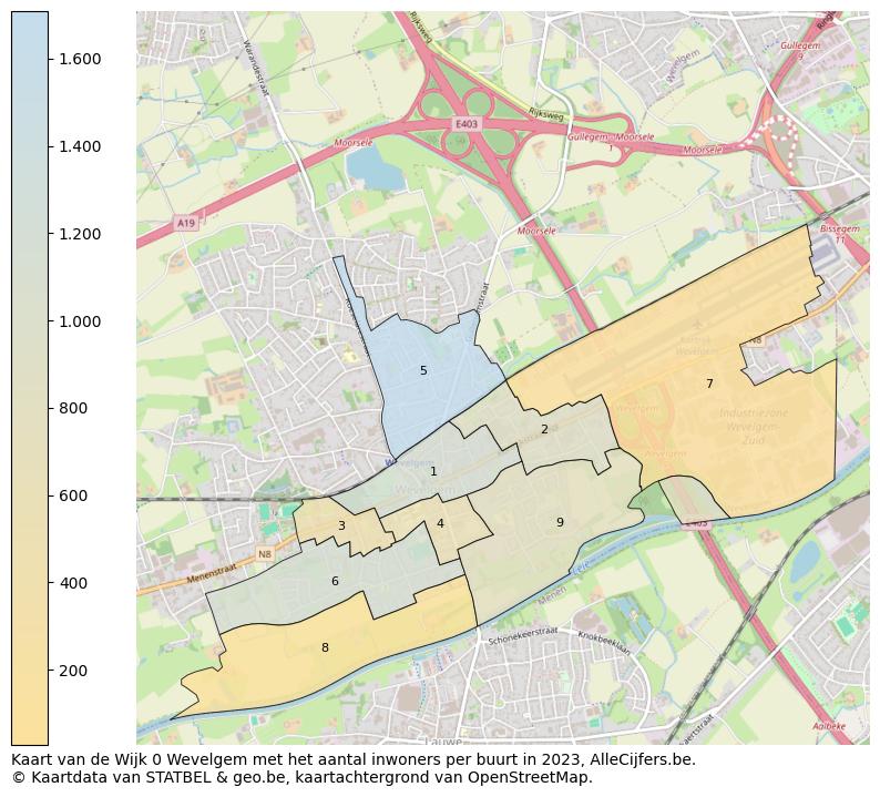 Aantal inwoners op de kaart van de Wijk 0 Wevelgem: Op deze pagina vind je veel informatie over inwoners (zoals de verdeling naar leeftijdsgroepen, gezinssamenstelling, geslacht, autochtoon of Belgisch met een immigratie achtergrond,...), woningen (aantallen, types, prijs ontwikkeling, gebruik, type eigendom,...) en méér (autobezit, energieverbruik,...)  op basis van open data van STATBEL en diverse andere bronnen!