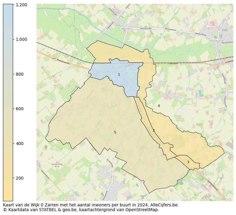 Aantal inwoners op de kaart van de Wijk 0 Zarren: Op deze pagina vind je veel informatie over inwoners (zoals de verdeling naar leeftijdsgroepen, gezinssamenstelling, geslacht, autochtoon of Belgisch met een immigratie achtergrond,...), woningen (aantallen, types, prijs ontwikkeling, gebruik, type eigendom,...) en méér (autobezit, energieverbruik,...)  op basis van open data van STATBEL en diverse andere bronnen!