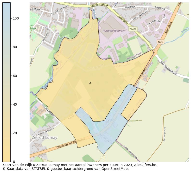 Aantal inwoners op de kaart van de Wijk 0 Zetrud-Lumay: Op deze pagina vind je veel informatie over inwoners (zoals de verdeling naar leeftijdsgroepen, gezinssamenstelling, geslacht, autochtoon of Belgisch met een immigratie achtergrond,...), woningen (aantallen, types, prijs ontwikkeling, gebruik, type eigendom,...) en méér (autobezit, energieverbruik,...)  op basis van open data van STATBEL en diverse andere bronnen!