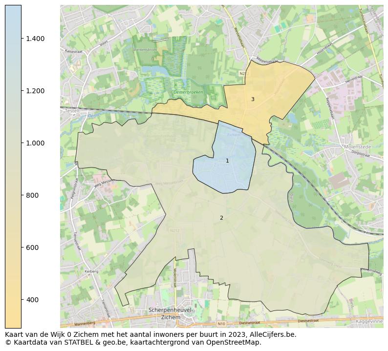Aantal inwoners op de kaart van de Wijk 0 Zichem: Op deze pagina vind je veel informatie over inwoners (zoals de verdeling naar leeftijdsgroepen, gezinssamenstelling, geslacht, autochtoon of Belgisch met een immigratie achtergrond,...), woningen (aantallen, types, prijs ontwikkeling, gebruik, type eigendom,...) en méér (autobezit, energieverbruik,...)  op basis van open data van STATBEL en diverse andere bronnen!