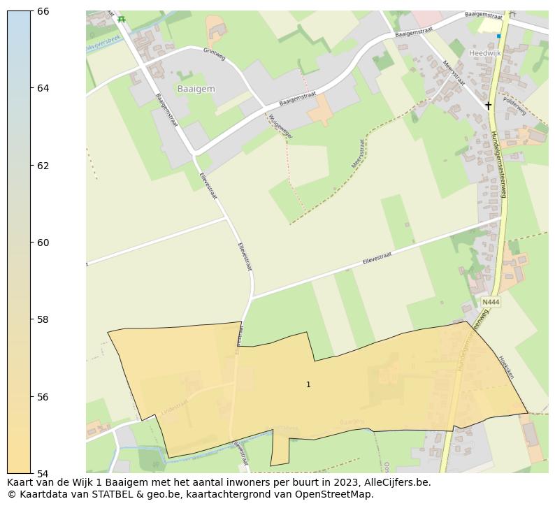 Aantal inwoners op de kaart van de Wijk 1 Baaigem: Op deze pagina vind je veel informatie over inwoners (zoals de verdeling naar leeftijdsgroepen, gezinssamenstelling, geslacht, autochtoon of Belgisch met een immigratie achtergrond,...), woningen (aantallen, types, prijs ontwikkeling, gebruik, type eigendom,...) en méér (autobezit, energieverbruik,...)  op basis van open data van STATBEL en diverse andere bronnen!