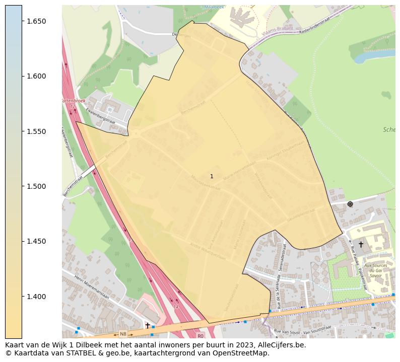 Aantal inwoners op de kaart van de Wijk 1 Dilbeek: Op deze pagina vind je veel informatie over inwoners (zoals de verdeling naar leeftijdsgroepen, gezinssamenstelling, geslacht, autochtoon of Belgisch met een immigratie achtergrond,...), woningen (aantallen, types, prijs ontwikkeling, gebruik, type eigendom,...) en méér (autobezit, energieverbruik,...)  op basis van open data van STATBEL en diverse andere bronnen!