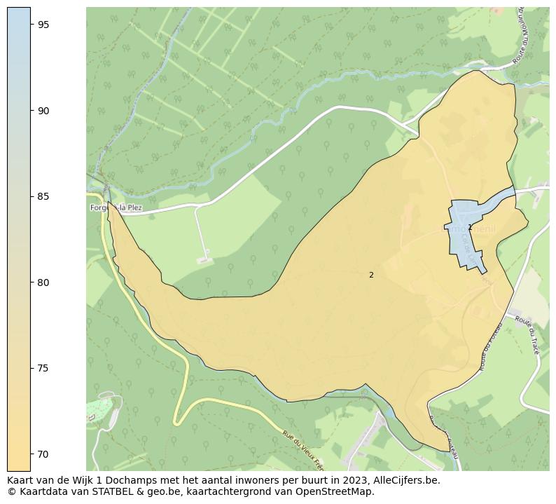 Aantal inwoners op de kaart van de Wijk 1 Dochamps: Op deze pagina vind je veel informatie over inwoners (zoals de verdeling naar leeftijdsgroepen, gezinssamenstelling, geslacht, autochtoon of Belgisch met een immigratie achtergrond,...), woningen (aantallen, types, prijs ontwikkeling, gebruik, type eigendom,...) en méér (autobezit, energieverbruik,...)  op basis van open data van STATBEL en diverse andere bronnen!