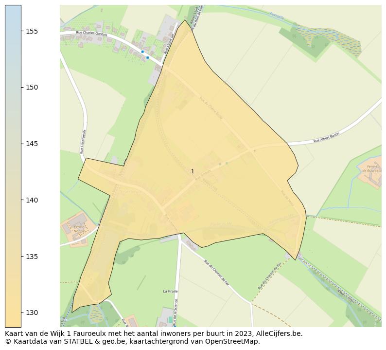 Aantal inwoners op de kaart van de Wijk 1 Fauroeulx: Op deze pagina vind je veel informatie over inwoners (zoals de verdeling naar leeftijdsgroepen, gezinssamenstelling, geslacht, autochtoon of Belgisch met een immigratie achtergrond,...), woningen (aantallen, types, prijs ontwikkeling, gebruik, type eigendom,...) en méér (autobezit, energieverbruik,...)  op basis van open data van STATBEL en diverse andere bronnen!
