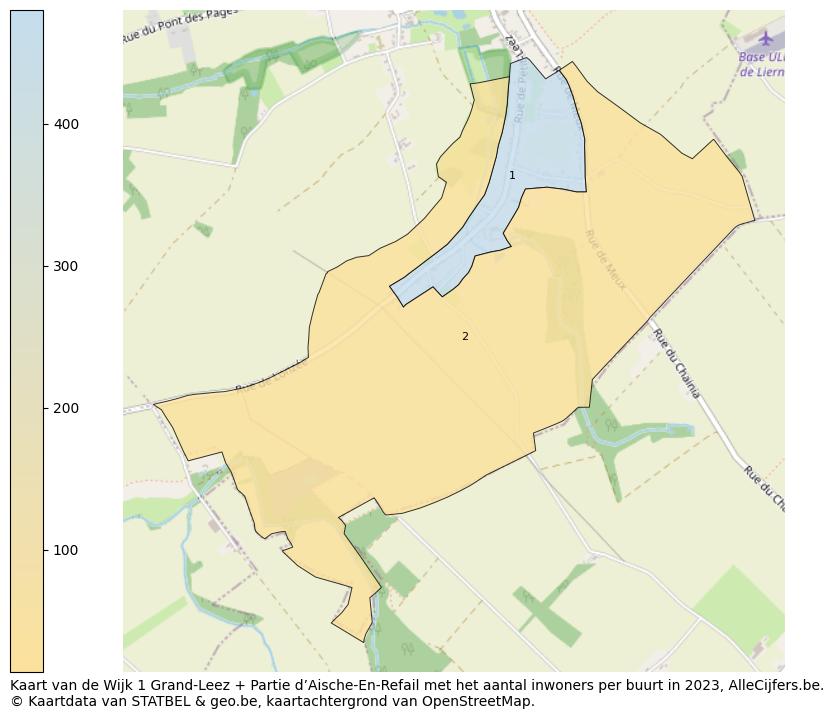 Aantal inwoners op de kaart van de Wijk 1 Grand-Leez + Partie d’Aische-En-Refail: Op deze pagina vind je veel informatie over inwoners (zoals de verdeling naar leeftijdsgroepen, gezinssamenstelling, geslacht, autochtoon of Belgisch met een immigratie achtergrond,...), woningen (aantallen, types, prijs ontwikkeling, gebruik, type eigendom,...) en méér (autobezit, energieverbruik,...)  op basis van open data van STATBEL en diverse andere bronnen!