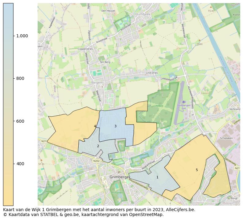 Aantal inwoners op de kaart van de Wijk 1 Grimbergen: Op deze pagina vind je veel informatie over inwoners (zoals de verdeling naar leeftijdsgroepen, gezinssamenstelling, geslacht, autochtoon of Belgisch met een immigratie achtergrond,...), woningen (aantallen, types, prijs ontwikkeling, gebruik, type eigendom,...) en méér (autobezit, energieverbruik,...)  op basis van open data van STATBEL en diverse andere bronnen!