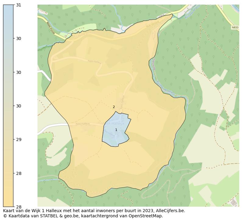 Aantal inwoners op de kaart van de Wijk 1 Halleux: Op deze pagina vind je veel informatie over inwoners (zoals de verdeling naar leeftijdsgroepen, gezinssamenstelling, geslacht, autochtoon of Belgisch met een immigratie achtergrond,...), woningen (aantallen, types, prijs ontwikkeling, gebruik, type eigendom,...) en méér (autobezit, energieverbruik,...)  op basis van open data van STATBEL en diverse andere bronnen!