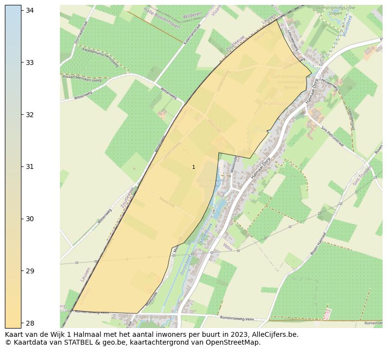 Aantal inwoners op de kaart van de Wijk 1 Halmaal: Op deze pagina vind je veel informatie over inwoners (zoals de verdeling naar leeftijdsgroepen, gezinssamenstelling, geslacht, autochtoon of Belgisch met een immigratie achtergrond,...), woningen (aantallen, types, prijs ontwikkeling, gebruik, type eigendom,...) en méér (autobezit, energieverbruik,...)  op basis van open data van STATBEL en diverse andere bronnen!