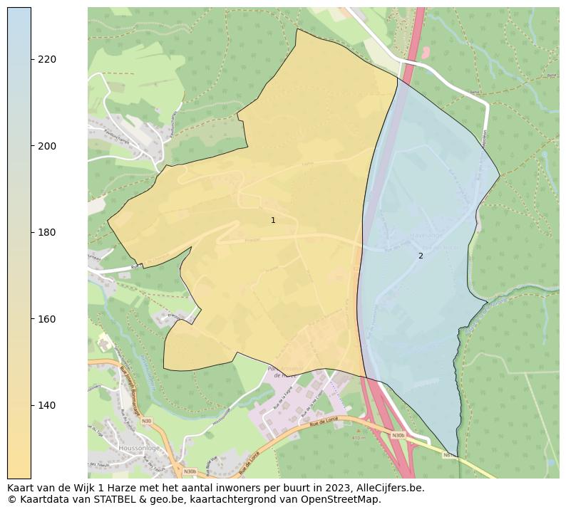 Aantal inwoners op de kaart van de Wijk 1 Harze: Op deze pagina vind je veel informatie over inwoners (zoals de verdeling naar leeftijdsgroepen, gezinssamenstelling, geslacht, autochtoon of Belgisch met een immigratie achtergrond,...), woningen (aantallen, types, prijs ontwikkeling, gebruik, type eigendom,...) en méér (autobezit, energieverbruik,...)  op basis van open data van STATBEL en diverse andere bronnen!