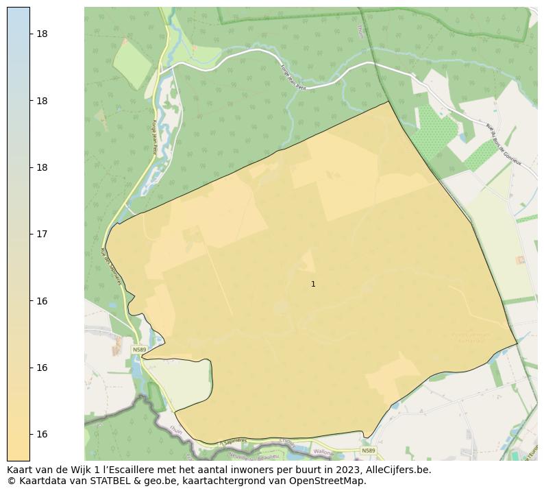 Aantal inwoners op de kaart van de Wijk 1 l’Escaillere: Op deze pagina vind je veel informatie over inwoners (zoals de verdeling naar leeftijdsgroepen, gezinssamenstelling, geslacht, autochtoon of Belgisch met een immigratie achtergrond,...), woningen (aantallen, types, prijs ontwikkeling, gebruik, type eigendom,...) en méér (autobezit, energieverbruik,...)  op basis van open data van STATBEL en diverse andere bronnen!