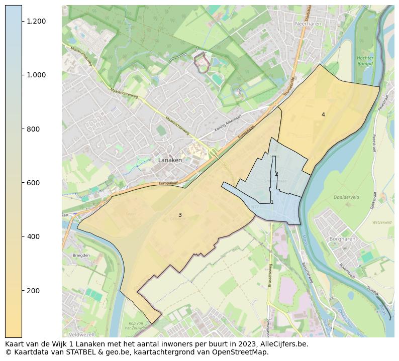 Aantal inwoners op de kaart van de Wijk 1 Lanaken: Op deze pagina vind je veel informatie over inwoners (zoals de verdeling naar leeftijdsgroepen, gezinssamenstelling, geslacht, autochtoon of Belgisch met een immigratie achtergrond,...), woningen (aantallen, types, prijs ontwikkeling, gebruik, type eigendom,...) en méér (autobezit, energieverbruik,...)  op basis van open data van STATBEL en diverse andere bronnen!