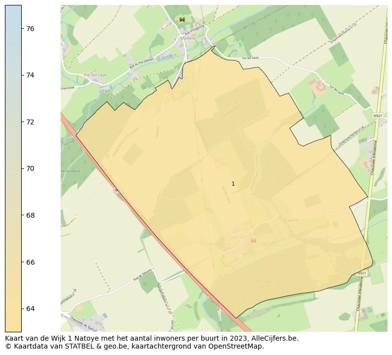Aantal inwoners op de kaart van de Wijk 1 Natoye: Op deze pagina vind je veel informatie over inwoners (zoals de verdeling naar leeftijdsgroepen, gezinssamenstelling, geslacht, autochtoon of Belgisch met een immigratie achtergrond,...), woningen (aantallen, types, prijs ontwikkeling, gebruik, type eigendom,...) en méér (autobezit, energieverbruik,...)  op basis van open data van STATBEL en diverse andere bronnen!