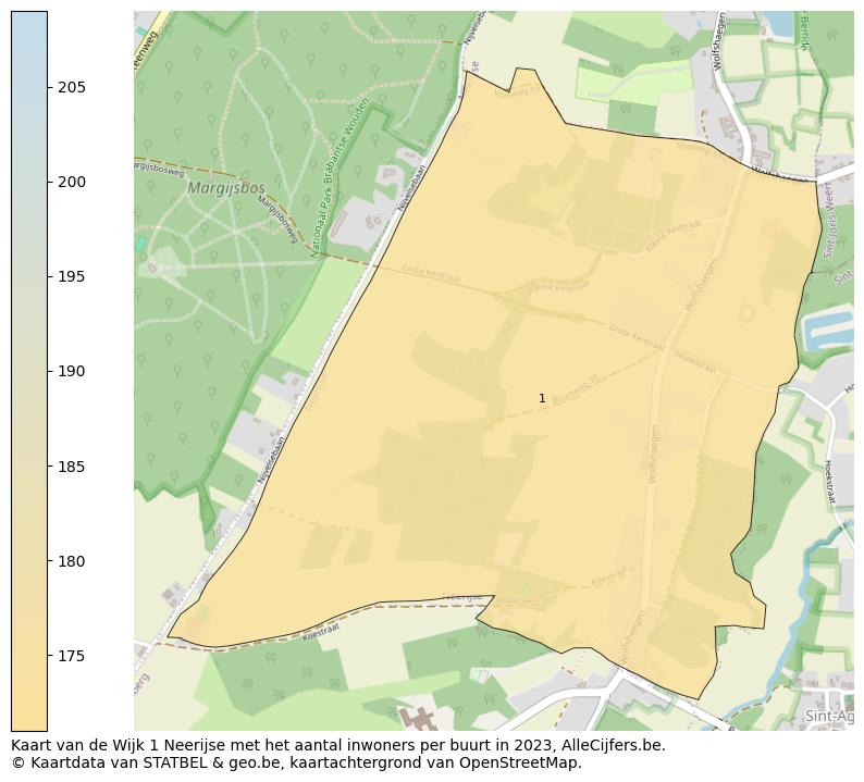 Aantal inwoners op de kaart van de Wijk 1 Neerijse: Op deze pagina vind je veel informatie over inwoners (zoals de verdeling naar leeftijdsgroepen, gezinssamenstelling, geslacht, autochtoon of Belgisch met een immigratie achtergrond,...), woningen (aantallen, types, prijs ontwikkeling, gebruik, type eigendom,...) en méér (autobezit, energieverbruik,...)  op basis van open data van STATBEL en diverse andere bronnen!