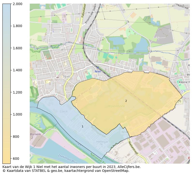 Aantal inwoners op de kaart van de Wijk 1 Niel: Op deze pagina vind je veel informatie over inwoners (zoals de verdeling naar leeftijdsgroepen, gezinssamenstelling, geslacht, autochtoon of Belgisch met een immigratie achtergrond,...), woningen (aantallen, types, prijs ontwikkeling, gebruik, type eigendom,...) en méér (autobezit, energieverbruik,...)  op basis van open data van STATBEL en diverse andere bronnen!
