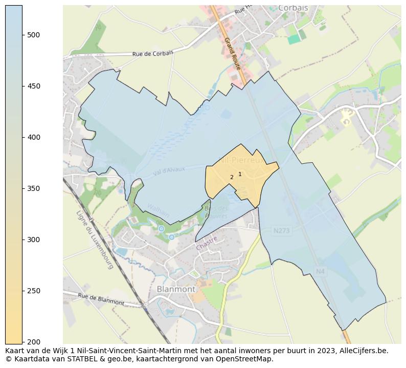 Aantal inwoners op de kaart van de Wijk 1 Nil-Saint-Vincent-Saint-Martin: Op deze pagina vind je veel informatie over inwoners (zoals de verdeling naar leeftijdsgroepen, gezinssamenstelling, geslacht, autochtoon of Belgisch met een immigratie achtergrond,...), woningen (aantallen, types, prijs ontwikkeling, gebruik, type eigendom,...) en méér (autobezit, energieverbruik,...)  op basis van open data van STATBEL en diverse andere bronnen!