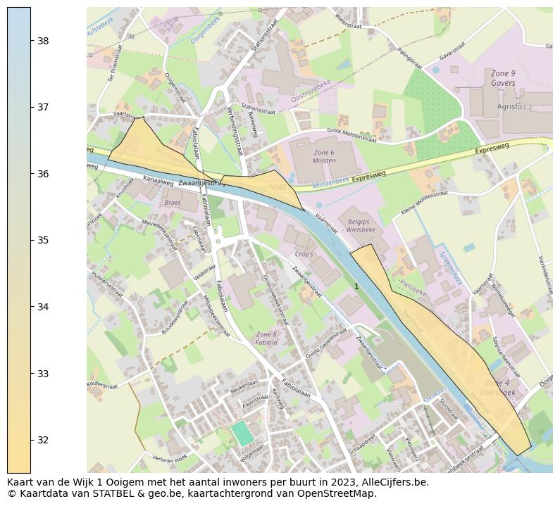 Aantal inwoners op de kaart van de Wijk 1 Ooigem: Op deze pagina vind je veel informatie over inwoners (zoals de verdeling naar leeftijdsgroepen, gezinssamenstelling, geslacht, autochtoon of Belgisch met een immigratie achtergrond,...), woningen (aantallen, types, prijs ontwikkeling, gebruik, type eigendom,...) en méér (autobezit, energieverbruik,...)  op basis van open data van STATBEL en diverse andere bronnen!