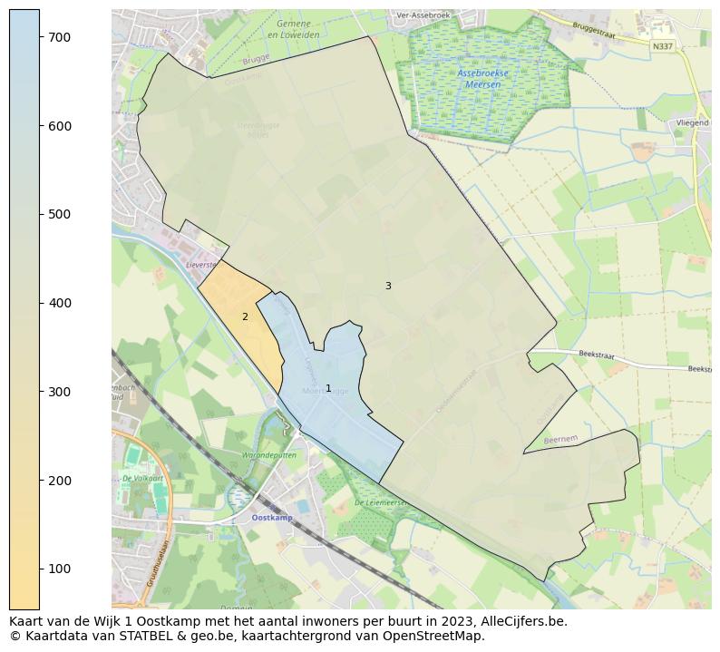 Aantal inwoners op de kaart van de Wijk 1 Oostkamp: Op deze pagina vind je veel informatie over inwoners (zoals de verdeling naar leeftijdsgroepen, gezinssamenstelling, geslacht, autochtoon of Belgisch met een immigratie achtergrond,...), woningen (aantallen, types, prijs ontwikkeling, gebruik, type eigendom,...) en méér (autobezit, energieverbruik,...)  op basis van open data van STATBEL en diverse andere bronnen!
