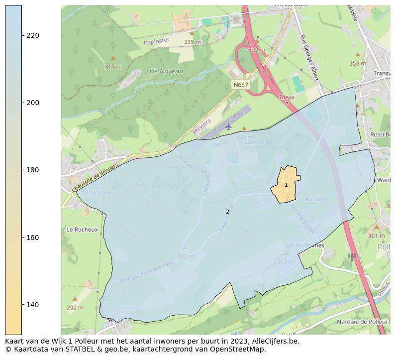 Aantal inwoners op de kaart van de Wijk 1 Polleur: Op deze pagina vind je veel informatie over inwoners (zoals de verdeling naar leeftijdsgroepen, gezinssamenstelling, geslacht, autochtoon of Belgisch met een immigratie achtergrond,...), woningen (aantallen, types, prijs ontwikkeling, gebruik, type eigendom,...) en méér (autobezit, energieverbruik,...)  op basis van open data van STATBEL en diverse andere bronnen!