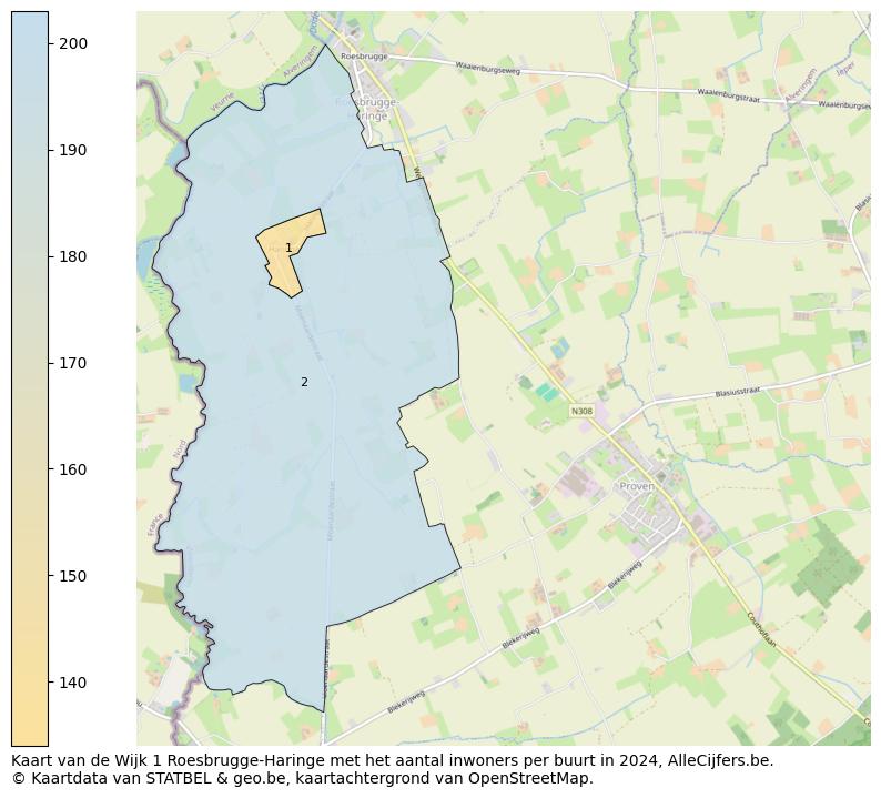 Aantal inwoners op de kaart van de Wijk 1 Roesbrugge-Haringe: Op deze pagina vind je veel informatie over inwoners (zoals de verdeling naar leeftijdsgroepen, gezinssamenstelling, geslacht, autochtoon of Belgisch met een immigratie achtergrond,...), woningen (aantallen, types, prijs ontwikkeling, gebruik, type eigendom,...) en méér (autobezit, energieverbruik,...)  op basis van open data van STATBEL en diverse andere bronnen!