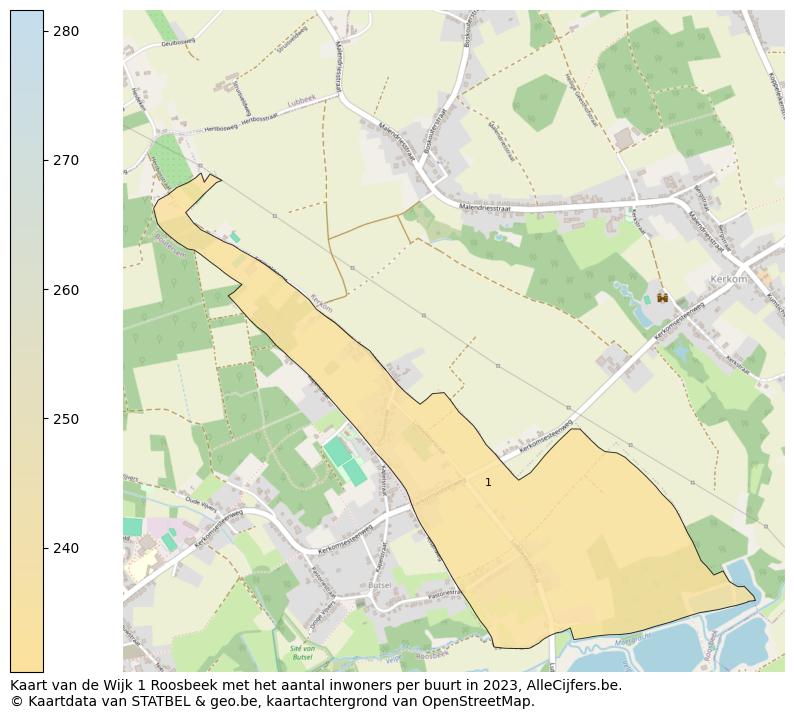 Aantal inwoners op de kaart van de Wijk 1 Roosbeek: Op deze pagina vind je veel informatie over inwoners (zoals de verdeling naar leeftijdsgroepen, gezinssamenstelling, geslacht, autochtoon of Belgisch met een immigratie achtergrond,...), woningen (aantallen, types, prijs ontwikkeling, gebruik, type eigendom,...) en méér (autobezit, energieverbruik,...)  op basis van open data van STATBEL en diverse andere bronnen!
