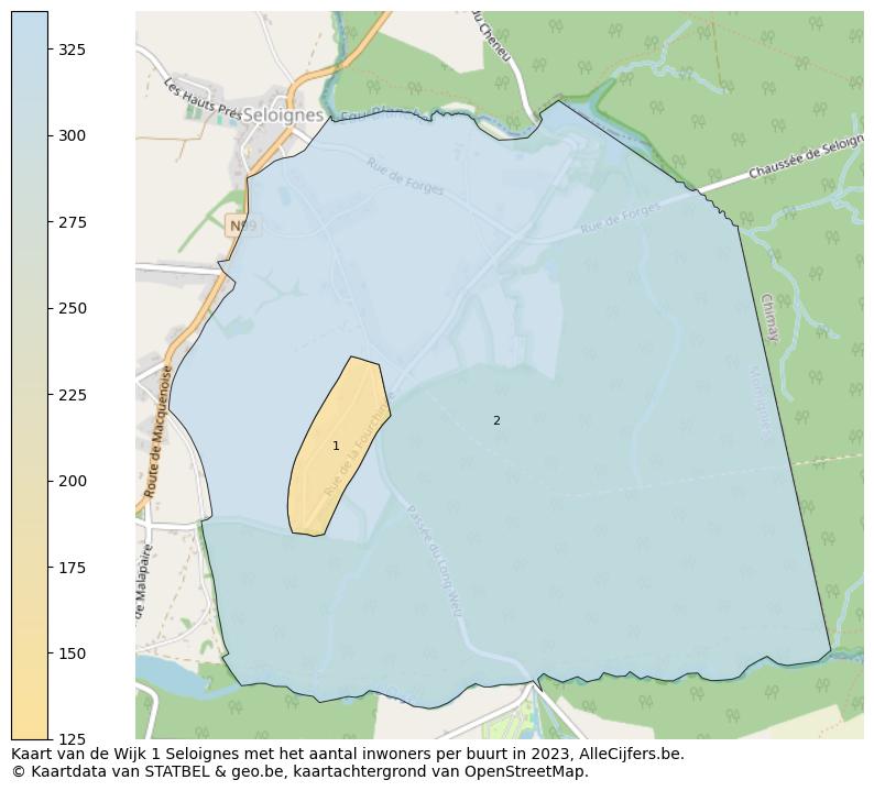 Aantal inwoners op de kaart van de Wijk 1 Seloignes: Op deze pagina vind je veel informatie over inwoners (zoals de verdeling naar leeftijdsgroepen, gezinssamenstelling, geslacht, autochtoon of Belgisch met een immigratie achtergrond,...), woningen (aantallen, types, prijs ontwikkeling, gebruik, type eigendom,...) en méér (autobezit, energieverbruik,...)  op basis van open data van STATBEL en diverse andere bronnen!