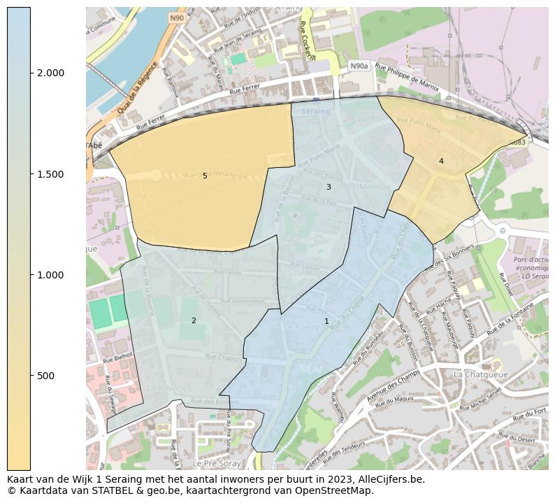 Aantal inwoners op de kaart van de Wijk 1 Seraing: Op deze pagina vind je veel informatie over inwoners (zoals de verdeling naar leeftijdsgroepen, gezinssamenstelling, geslacht, autochtoon of Belgisch met een immigratie achtergrond,...), woningen (aantallen, types, prijs ontwikkeling, gebruik, type eigendom,...) en méér (autobezit, energieverbruik,...)  op basis van open data van STATBEL en diverse andere bronnen!