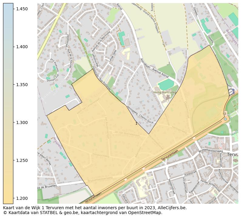 Aantal inwoners op de kaart van de Wijk 1 Tervuren: Op deze pagina vind je veel informatie over inwoners (zoals de verdeling naar leeftijdsgroepen, gezinssamenstelling, geslacht, autochtoon of Belgisch met een immigratie achtergrond,...), woningen (aantallen, types, prijs ontwikkeling, gebruik, type eigendom,...) en méér (autobezit, energieverbruik,...)  op basis van open data van STATBEL en diverse andere bronnen!