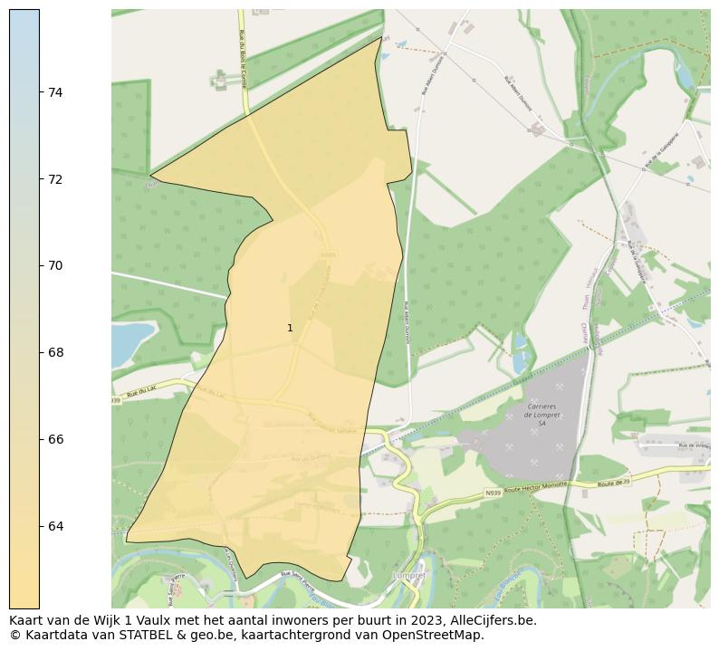 Aantal inwoners op de kaart van de Wijk 1 Vaulx: Op deze pagina vind je veel informatie over inwoners (zoals de verdeling naar leeftijdsgroepen, gezinssamenstelling, geslacht, autochtoon of Belgisch met een immigratie achtergrond,...), woningen (aantallen, types, prijs ontwikkeling, gebruik, type eigendom,...) en méér (autobezit, energieverbruik,...)  op basis van open data van STATBEL en diverse andere bronnen!