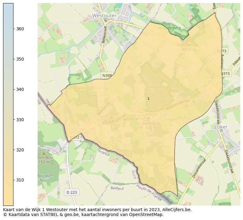 Aantal inwoners op de kaart van de Wijk 1 Westouter: Op deze pagina vind je veel informatie over inwoners (zoals de verdeling naar leeftijdsgroepen, gezinssamenstelling, geslacht, autochtoon of Belgisch met een immigratie achtergrond,...), woningen (aantallen, types, prijs ontwikkeling, gebruik, type eigendom,...) en méér (autobezit, energieverbruik,...)  op basis van open data van STATBEL en diverse andere bronnen!