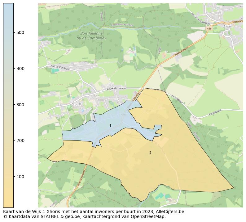 Aantal inwoners op de kaart van de Wijk 1 Xhoris: Op deze pagina vind je veel informatie over inwoners (zoals de verdeling naar leeftijdsgroepen, gezinssamenstelling, geslacht, autochtoon of Belgisch met een immigratie achtergrond,...), woningen (aantallen, types, prijs ontwikkeling, gebruik, type eigendom,...) en méér (autobezit, energieverbruik,...)  op basis van open data van STATBEL en diverse andere bronnen!