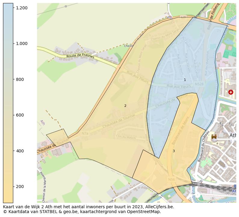 Aantal inwoners op de kaart van de Wijk 2 Ath: Op deze pagina vind je veel informatie over inwoners (zoals de verdeling naar leeftijdsgroepen, gezinssamenstelling, geslacht, autochtoon of Belgisch met een immigratie achtergrond,...), woningen (aantallen, types, prijs ontwikkeling, gebruik, type eigendom,...) en méér (autobezit, energieverbruik,...)  op basis van open data van STATBEL en diverse andere bronnen!