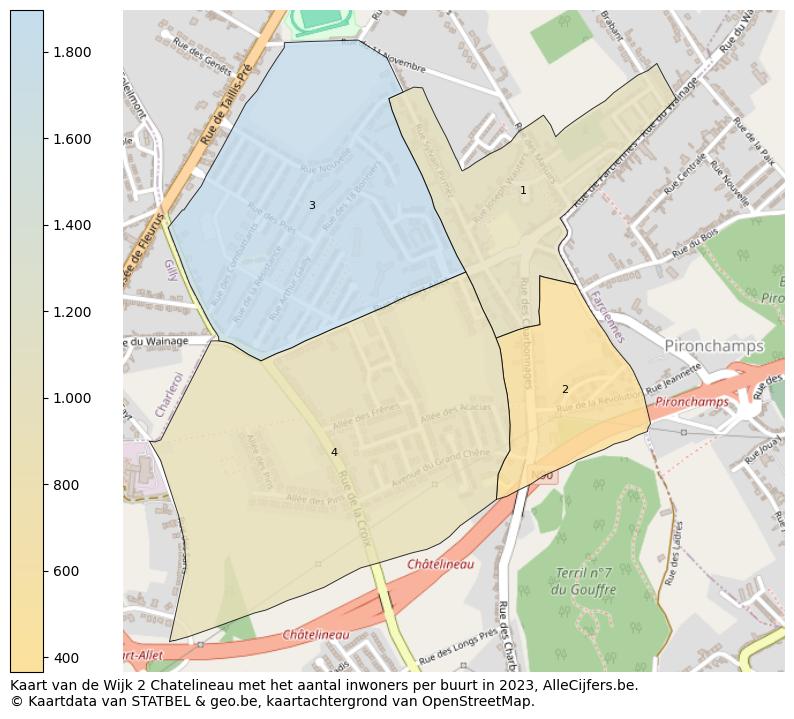 Aantal inwoners op de kaart van de Wijk 2 Chatelineau: Op deze pagina vind je veel informatie over inwoners (zoals de verdeling naar leeftijdsgroepen, gezinssamenstelling, geslacht, autochtoon of Belgisch met een immigratie achtergrond,...), woningen (aantallen, types, prijs ontwikkeling, gebruik, type eigendom,...) en méér (autobezit, energieverbruik,...)  op basis van open data van STATBEL en diverse andere bronnen!