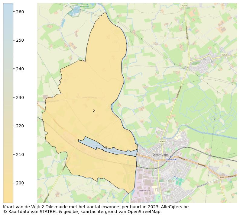 Aantal inwoners op de kaart van de Wijk 2 Diksmuide: Op deze pagina vind je veel informatie over inwoners (zoals de verdeling naar leeftijdsgroepen, gezinssamenstelling, geslacht, autochtoon of Belgisch met een immigratie achtergrond,...), woningen (aantallen, types, prijs ontwikkeling, gebruik, type eigendom,...) en méér (autobezit, energieverbruik,...)  op basis van open data van STATBEL en diverse andere bronnen!