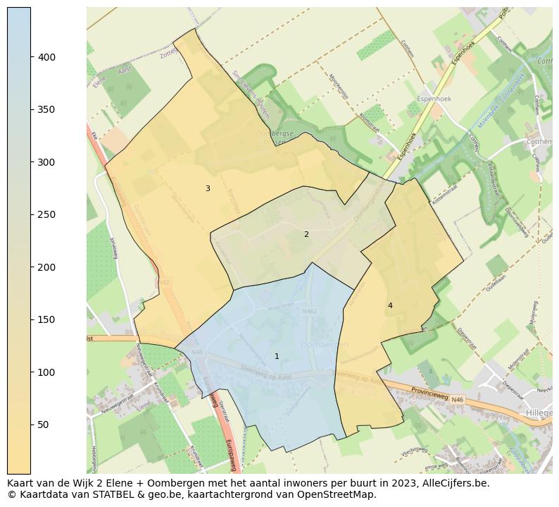 Aantal inwoners op de kaart van de Wijk 2 Elene + Oombergen: Op deze pagina vind je veel informatie over inwoners (zoals de verdeling naar leeftijdsgroepen, gezinssamenstelling, geslacht, autochtoon of Belgisch met een immigratie achtergrond,...), woningen (aantallen, types, prijs ontwikkeling, gebruik, type eigendom,...) en méér (autobezit, energieverbruik,...)  op basis van open data van STATBEL en diverse andere bronnen!