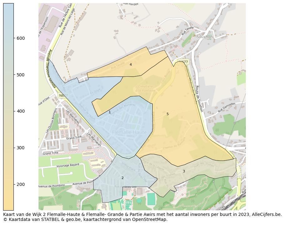 Aantal inwoners op de kaart van de Wijk 2 Flemalle-Haute & Flemalle- Grande & Partie Awirs: Op deze pagina vind je veel informatie over inwoners (zoals de verdeling naar leeftijdsgroepen, gezinssamenstelling, geslacht, autochtoon of Belgisch met een immigratie achtergrond,...), woningen (aantallen, types, prijs ontwikkeling, gebruik, type eigendom,...) en méér (autobezit, energieverbruik,...)  op basis van open data van STATBEL en diverse andere bronnen!