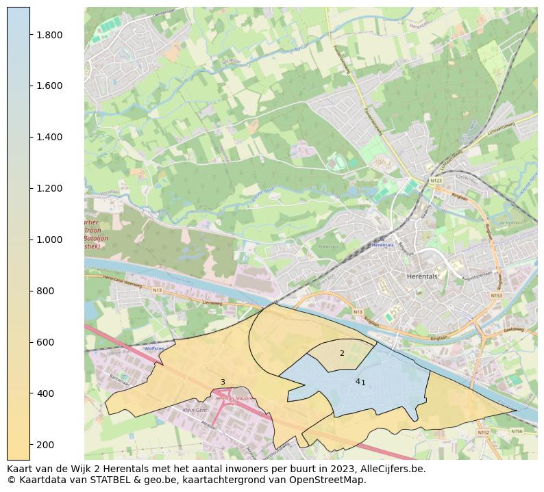 Aantal inwoners op de kaart van de Wijk 2 Herentals: Op deze pagina vind je veel informatie over inwoners (zoals de verdeling naar leeftijdsgroepen, gezinssamenstelling, geslacht, autochtoon of Belgisch met een immigratie achtergrond,...), woningen (aantallen, types, prijs ontwikkeling, gebruik, type eigendom,...) en méér (autobezit, energieverbruik,...)  op basis van open data van STATBEL en diverse andere bronnen!