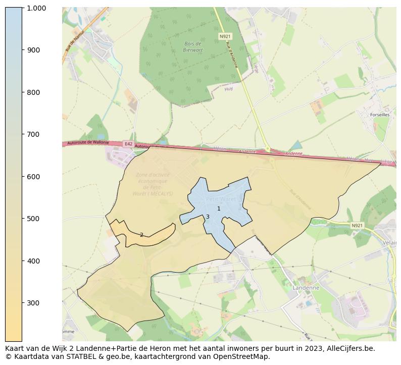 Aantal inwoners op de kaart van de Wijk 2 Landenne+Partie de Heron: Op deze pagina vind je veel informatie over inwoners (zoals de verdeling naar leeftijdsgroepen, gezinssamenstelling, geslacht, autochtoon of Belgisch met een immigratie achtergrond,...), woningen (aantallen, types, prijs ontwikkeling, gebruik, type eigendom,...) en méér (autobezit, energieverbruik,...)  op basis van open data van STATBEL en diverse andere bronnen!