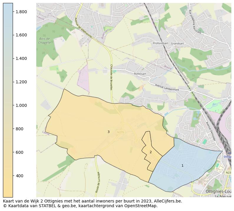 Aantal inwoners op de kaart van de Wijk 2 Ottignies: Op deze pagina vind je veel informatie over inwoners (zoals de verdeling naar leeftijdsgroepen, gezinssamenstelling, geslacht, autochtoon of Belgisch met een immigratie achtergrond,...), woningen (aantallen, types, prijs ontwikkeling, gebruik, type eigendom,...) en méér (autobezit, energieverbruik,...)  op basis van open data van STATBEL en diverse andere bronnen!