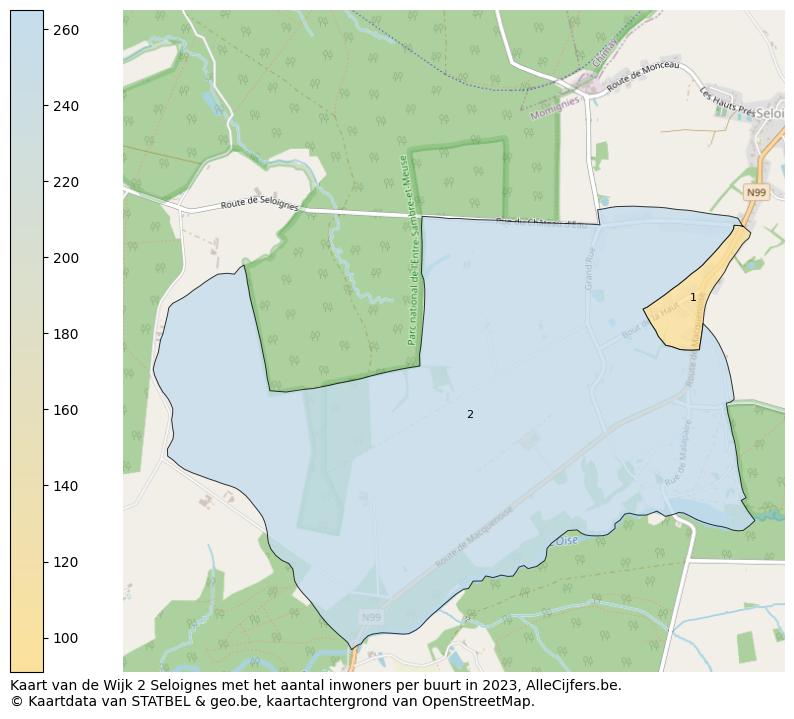 Aantal inwoners op de kaart van de Wijk 2 Seloignes: Op deze pagina vind je veel informatie over inwoners (zoals de verdeling naar leeftijdsgroepen, gezinssamenstelling, geslacht, autochtoon of Belgisch met een immigratie achtergrond,...), woningen (aantallen, types, prijs ontwikkeling, gebruik, type eigendom,...) en méér (autobezit, energieverbruik,...)  op basis van open data van STATBEL en diverse andere bronnen!