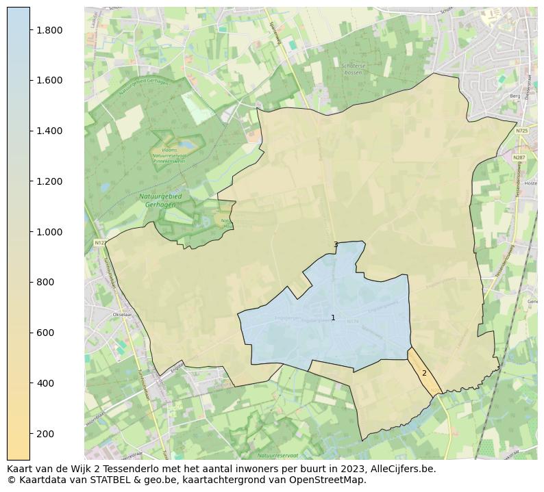 Aantal inwoners op de kaart van de Wijk 2 Tessenderlo: Op deze pagina vind je veel informatie over inwoners (zoals de verdeling naar leeftijdsgroepen, gezinssamenstelling, geslacht, autochtoon of Belgisch met een immigratie achtergrond,...), woningen (aantallen, types, prijs ontwikkeling, gebruik, type eigendom,...) en méér (autobezit, energieverbruik,...)  op basis van open data van STATBEL en diverse andere bronnen!