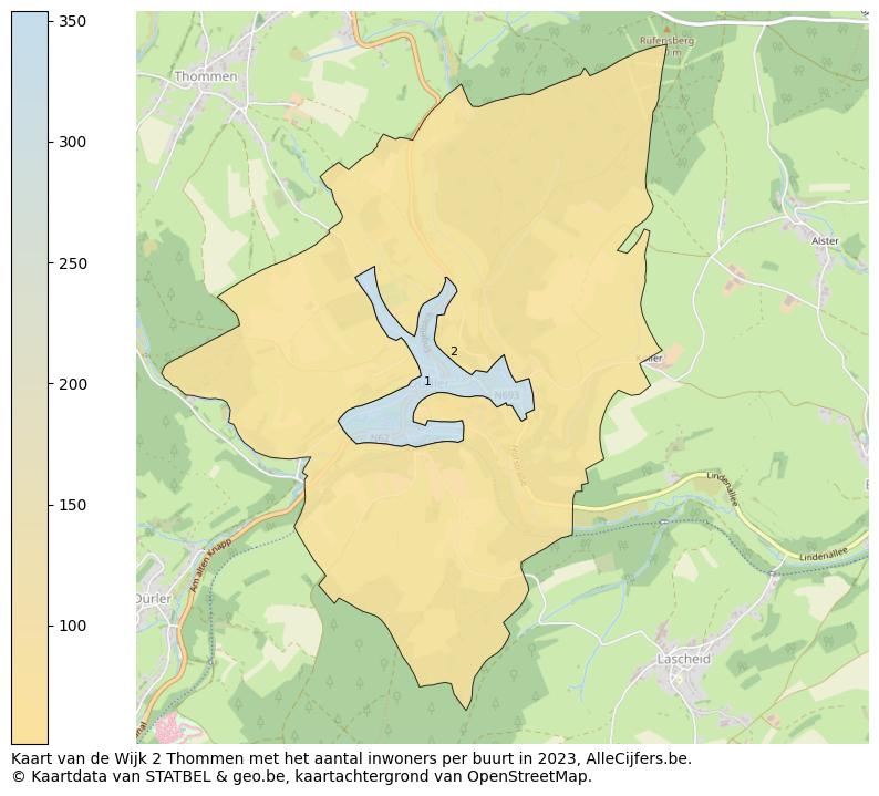 Aantal inwoners op de kaart van de Wijk 2 Thommen: Op deze pagina vind je veel informatie over inwoners (zoals de verdeling naar leeftijdsgroepen, gezinssamenstelling, geslacht, autochtoon of Belgisch met een immigratie achtergrond,...), woningen (aantallen, types, prijs ontwikkeling, gebruik, type eigendom,...) en méér (autobezit, energieverbruik,...)  op basis van open data van STATBEL en diverse andere bronnen!