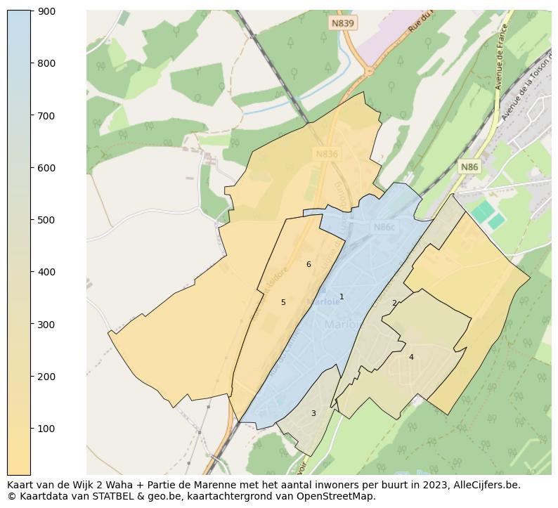 Aantal inwoners op de kaart van de Wijk 2 Waha + Partie de Marenne: Op deze pagina vind je veel informatie over inwoners (zoals de verdeling naar leeftijdsgroepen, gezinssamenstelling, geslacht, autochtoon of Belgisch met een immigratie achtergrond,...), woningen (aantallen, types, prijs ontwikkeling, gebruik, type eigendom,...) en méér (autobezit, energieverbruik,...)  op basis van open data van STATBEL en diverse andere bronnen!