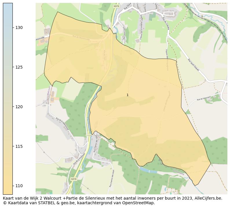 Aantal inwoners op de kaart van de Wijk 2 Walcourt +Partie de Silenrieux: Op deze pagina vind je veel informatie over inwoners (zoals de verdeling naar leeftijdsgroepen, gezinssamenstelling, geslacht, autochtoon of Belgisch met een immigratie achtergrond,...), woningen (aantallen, types, prijs ontwikkeling, gebruik, type eigendom,...) en méér (autobezit, energieverbruik,...)  op basis van open data van STATBEL en diverse andere bronnen!