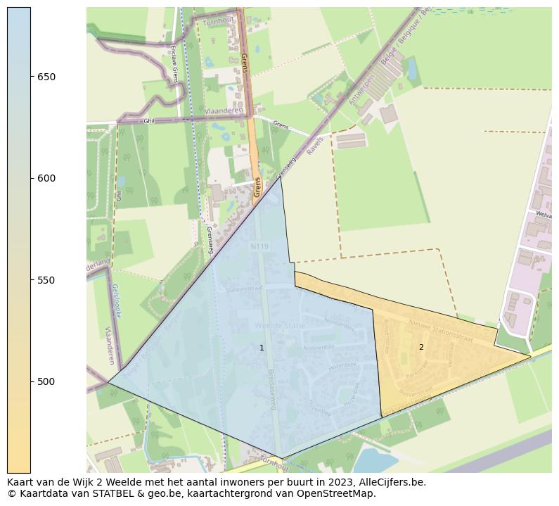 Aantal inwoners op de kaart van de Wijk 2 Weelde: Op deze pagina vind je veel informatie over inwoners (zoals de verdeling naar leeftijdsgroepen, gezinssamenstelling, geslacht, autochtoon of Belgisch met een immigratie achtergrond,...), woningen (aantallen, types, prijs ontwikkeling, gebruik, type eigendom,...) en méér (autobezit, energieverbruik,...)  op basis van open data van STATBEL en diverse andere bronnen!
