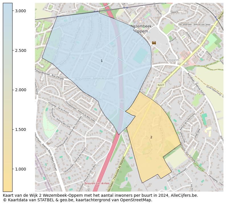 Aantal inwoners op de kaart van de Wijk 2 Wezembeek-Oppem: Op deze pagina vind je veel informatie over inwoners (zoals de verdeling naar leeftijdsgroepen, gezinssamenstelling, geslacht, autochtoon of Belgisch met een immigratie achtergrond,...), woningen (aantallen, types, prijs ontwikkeling, gebruik, type eigendom,...) en méér (autobezit, energieverbruik,...)  op basis van open data van STATBEL en diverse andere bronnen!