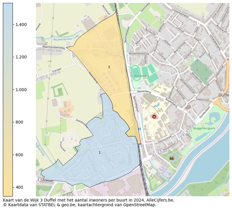 Aantal inwoners op de kaart van de Wijk 3 Duffel: Op deze pagina vind je veel informatie over inwoners (zoals de verdeling naar leeftijdsgroepen, gezinssamenstelling, geslacht, autochtoon of Belgisch met een immigratie achtergrond,...), woningen (aantallen, types, prijs ontwikkeling, gebruik, type eigendom,...) en méér (autobezit, energieverbruik,...)  op basis van open data van STATBEL en diverse andere bronnen!