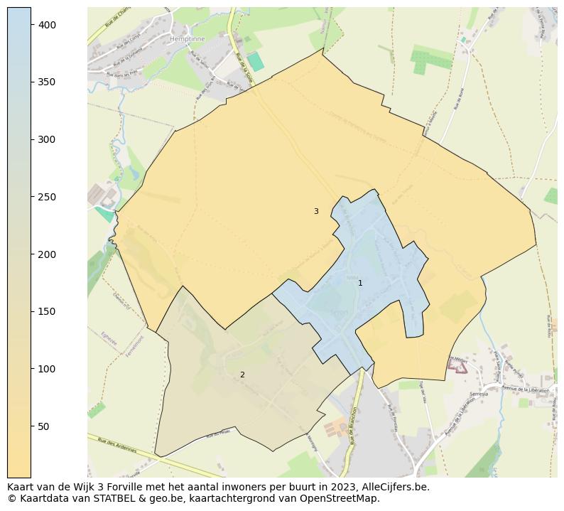 Aantal inwoners op de kaart van de Wijk 3 Forville: Op deze pagina vind je veel informatie over inwoners (zoals de verdeling naar leeftijdsgroepen, gezinssamenstelling, geslacht, autochtoon of Belgisch met een immigratie achtergrond,...), woningen (aantallen, types, prijs ontwikkeling, gebruik, type eigendom,...) en méér (autobezit, energieverbruik,...)  op basis van open data van STATBEL en diverse andere bronnen!